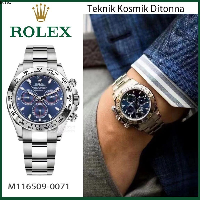 【100% ASLI】DAYTONA ORIGINAL JAM TANGAN Rolex Universe Meter Ditona Series M116509-0071 Gerakan Otoma