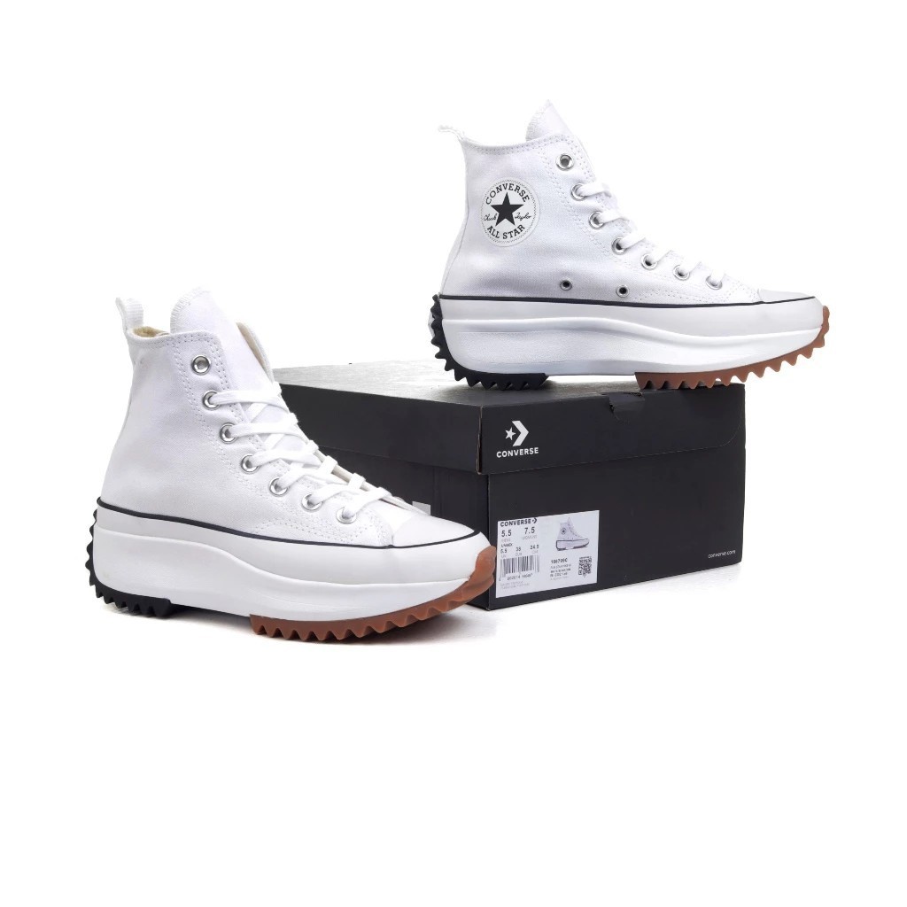 【 100% ORI COD】Promosi Terbatas Waktu Converse Run Star Hike  BNIB 100%  Sepatu peninggi Sepatu wani