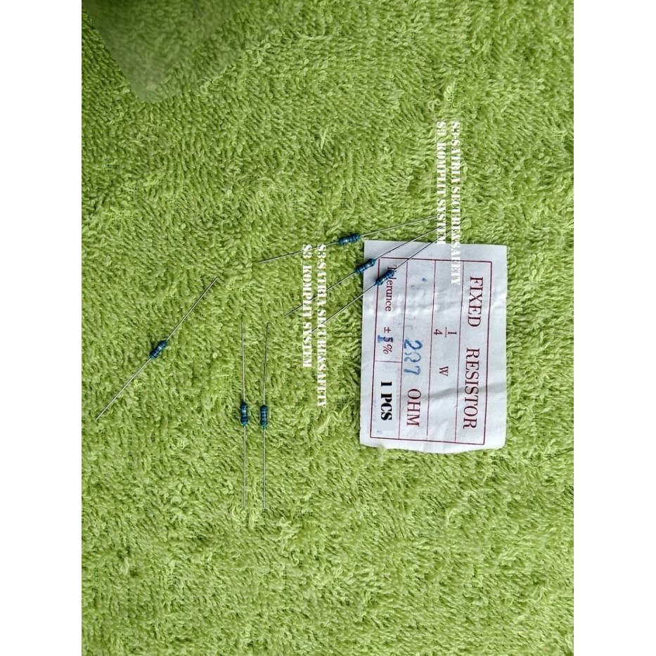Biru MF 2R7 Resistor 1/4 W watt 1% 2 R 7 Metal Film