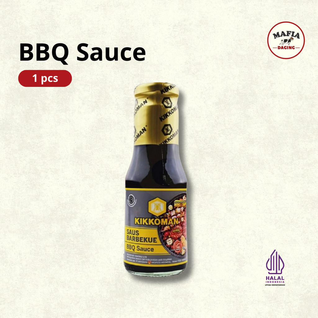 

[Mafia Daging] BBQ Sauce Kikkoman / Saus Barbekue Halal 300 ml