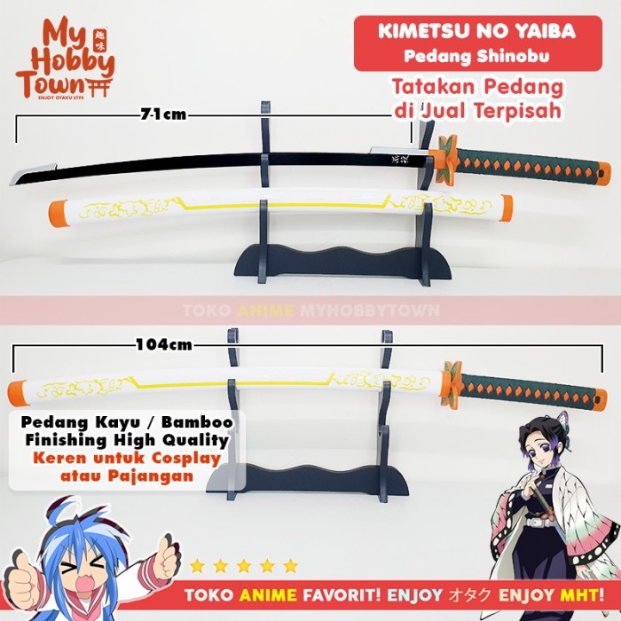 SALE - Replika Pedang Bambu Demon Slayer Kimetsu no Yaiba Shinobu Kocho