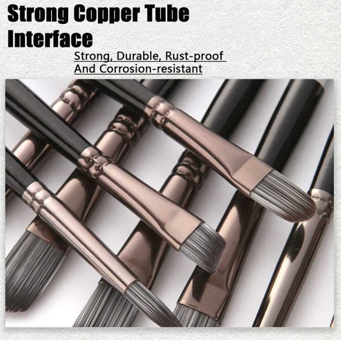 

promo -Set Kuas Lukis Cat Air Minyak Nylon Paint Brush 24 PCS