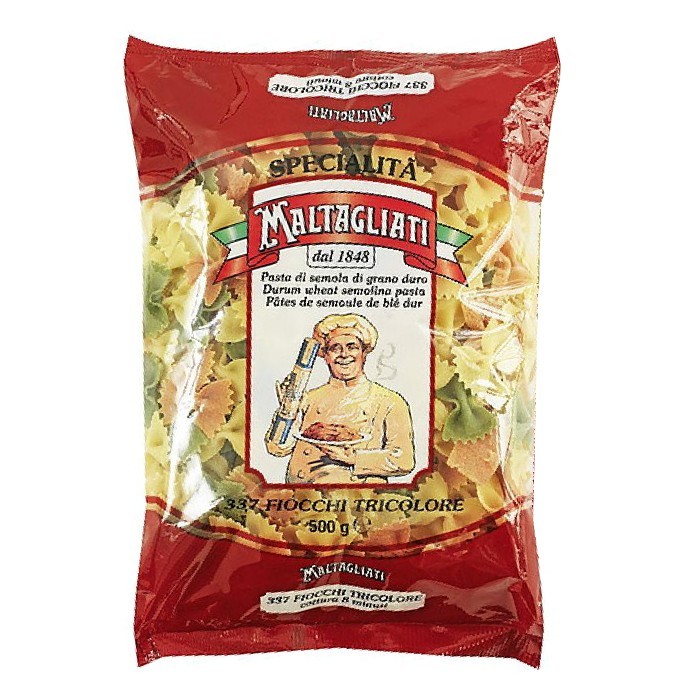 

Pasta Maltagliati 337 - Fiocchi Tricolore 500 gr