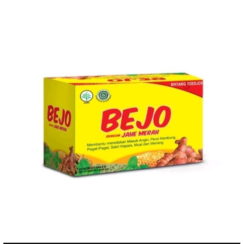 

MS BEJO JAHE MERAH 15ml 1pack isi 12 sachet