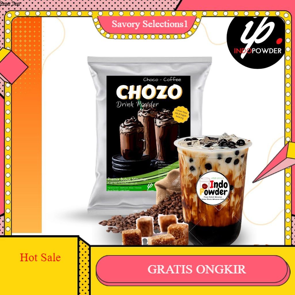 

【SAVORY】 FLASH SALE!! CAPPUCINO BROWN SUGAR Powder Drink 1Kg - Bubuk Minuman Cappuccino Brown sugar 1Kg