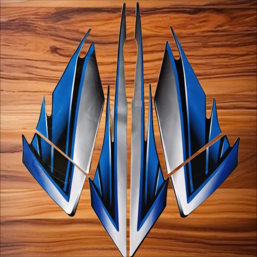 Striping Stiker Honda Tiger 2004 2005 2006 - Tiger CW Biru Murah
