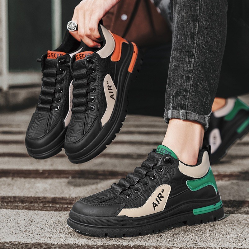 Sepatu Pria Sneakers Casual Kerja Outdoor Sepatu Casual Cowok Running Shoes LV0670