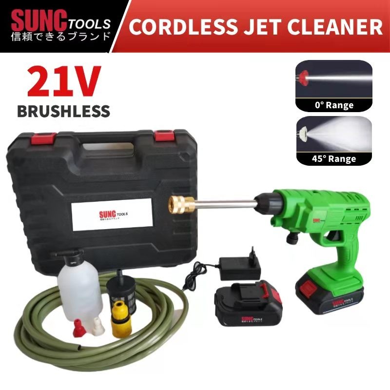 STEAM CORDLESS SUPER MESIN CUCI MOTOR MOBIL BATERE SUNC JET CLEANER Cordless Brushless Mesin Cuci Mo