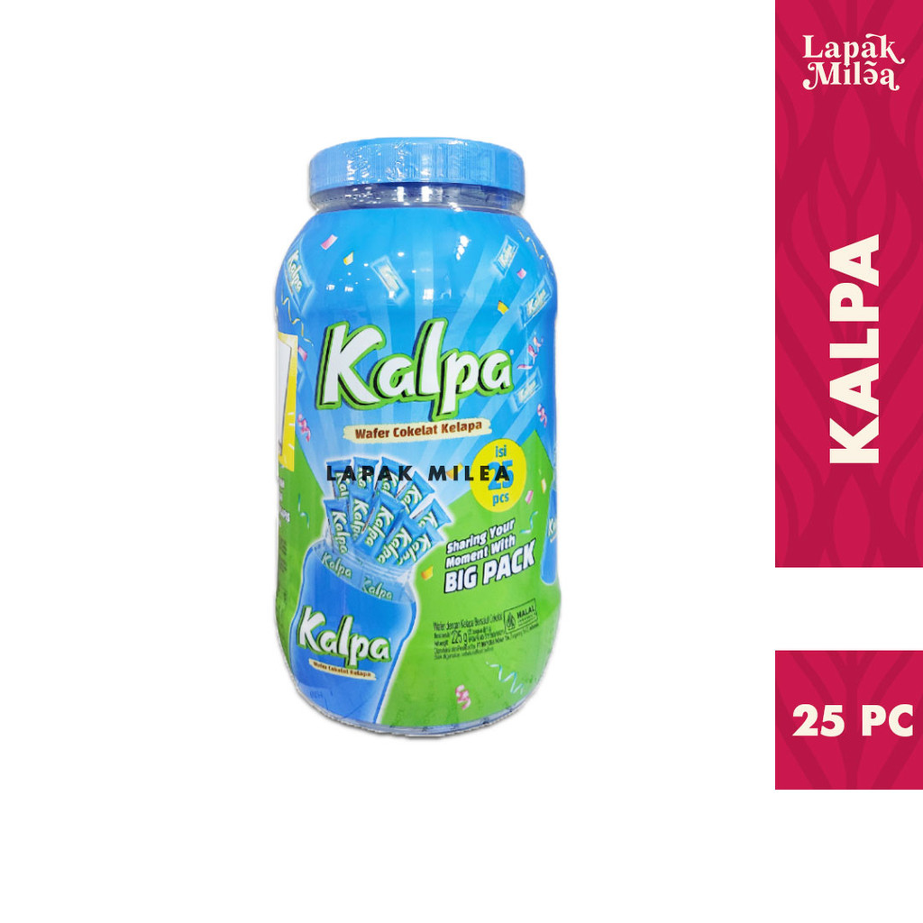 

Kalpa Wafer Biscuit Berlapis Coklat Taburan Kelapa Toples Isi 25 pc