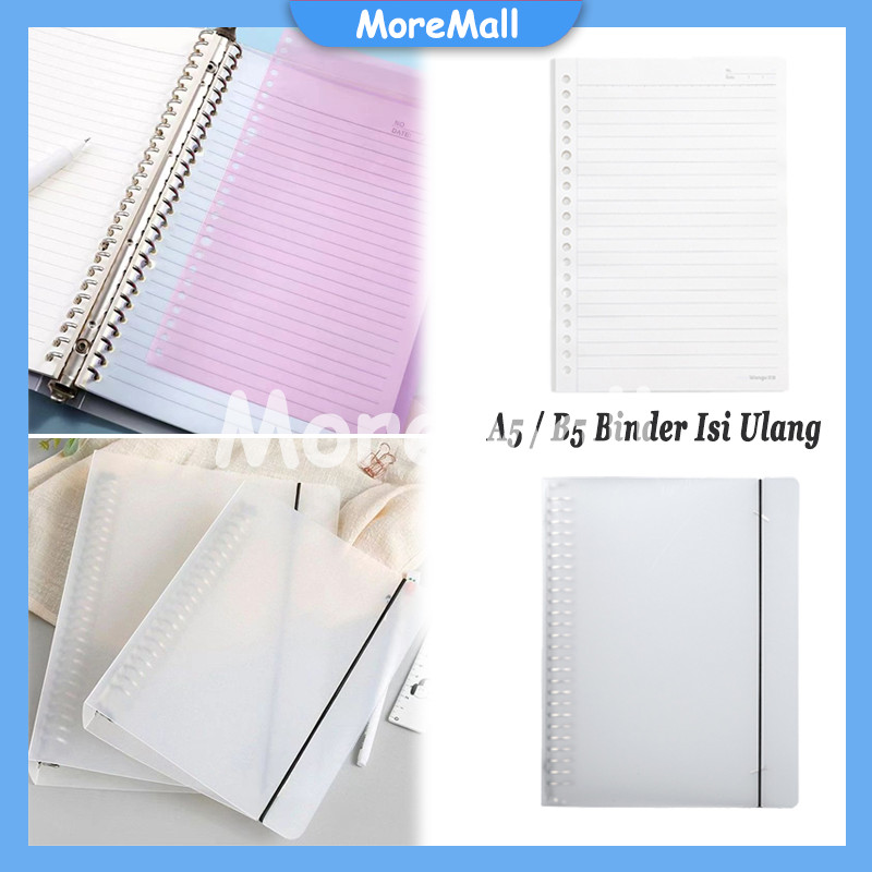 

Binder Transparan A5 / B5 / Kertas Isi Ulang Binder