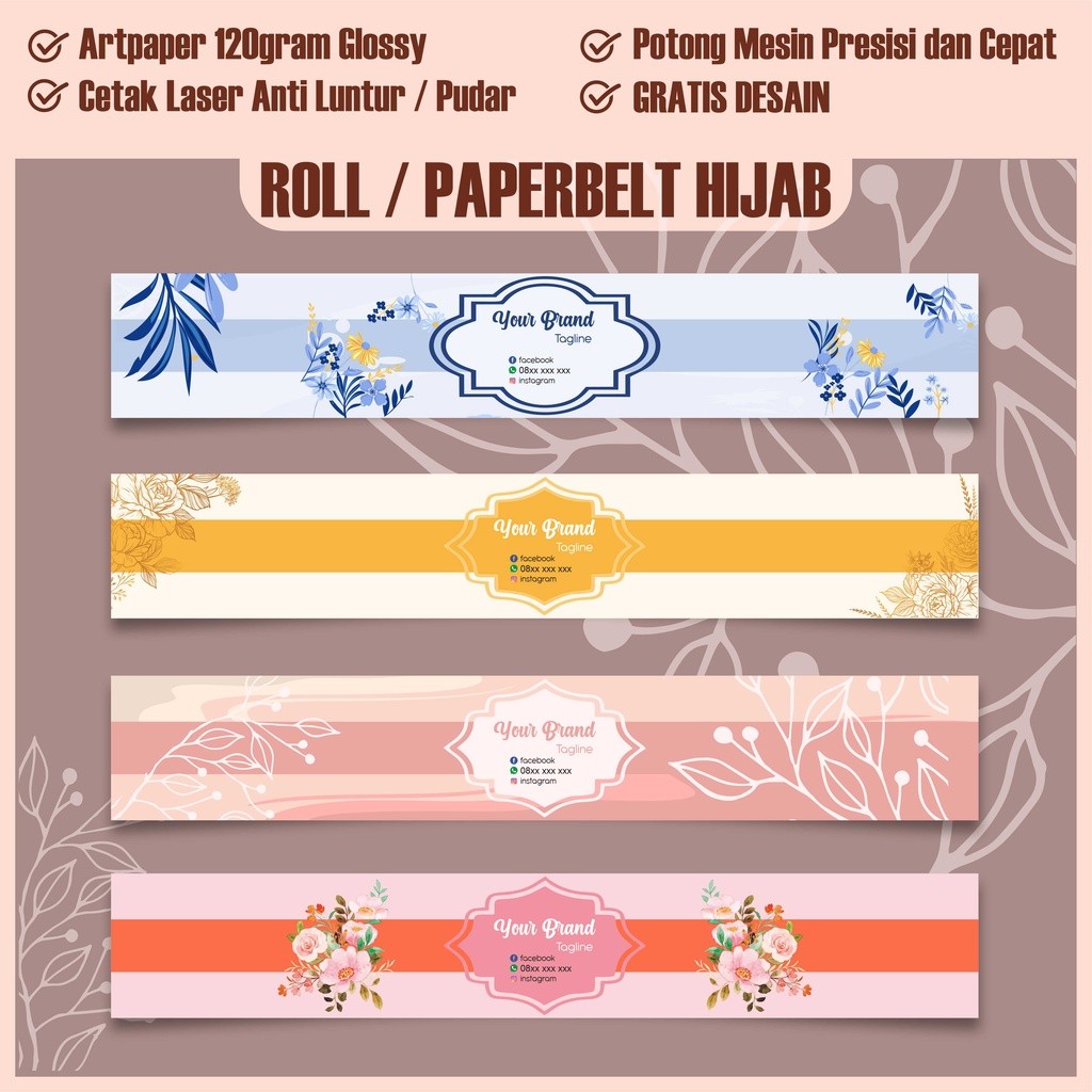 

Roll Hijab / Paperbelt / Paper belt / Paper Sleeve / Sabuk Kertas MURAH