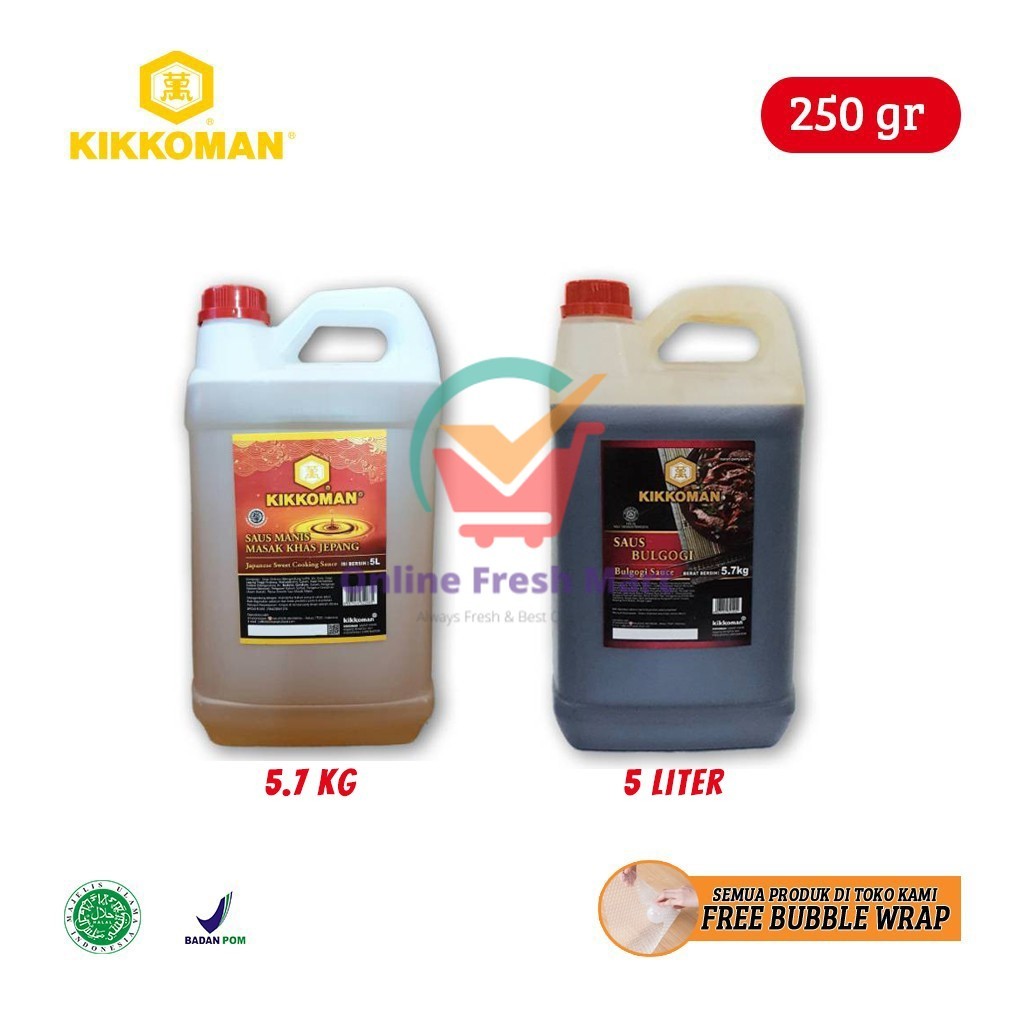 

Kikkoman Saus Jepang / Korea HALAL Share Botol (250 ml) - Online Fresh Mart Denpasar