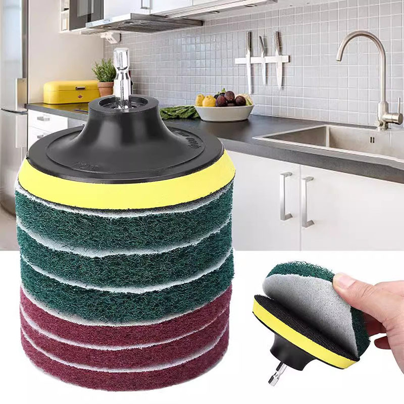 

Electric Drill Brush Kit Electric Cleaning Brush Tool for Car Tile Bathroom Brush Bathroom Kitchen Plastic Scrubber Brushes