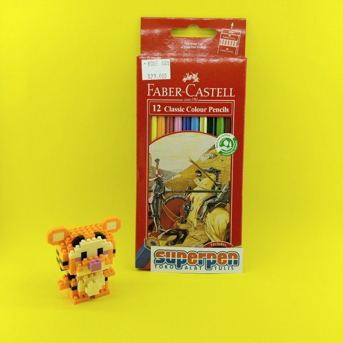 

Pensil warna panjang Fabercastell 12 warna Classic Colour Pencils