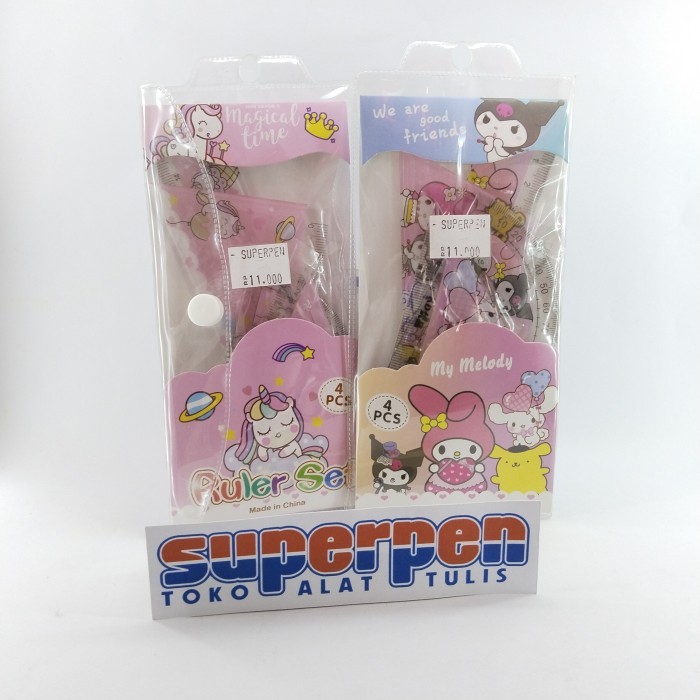 

Set Penggaris dan Busur Sanrio