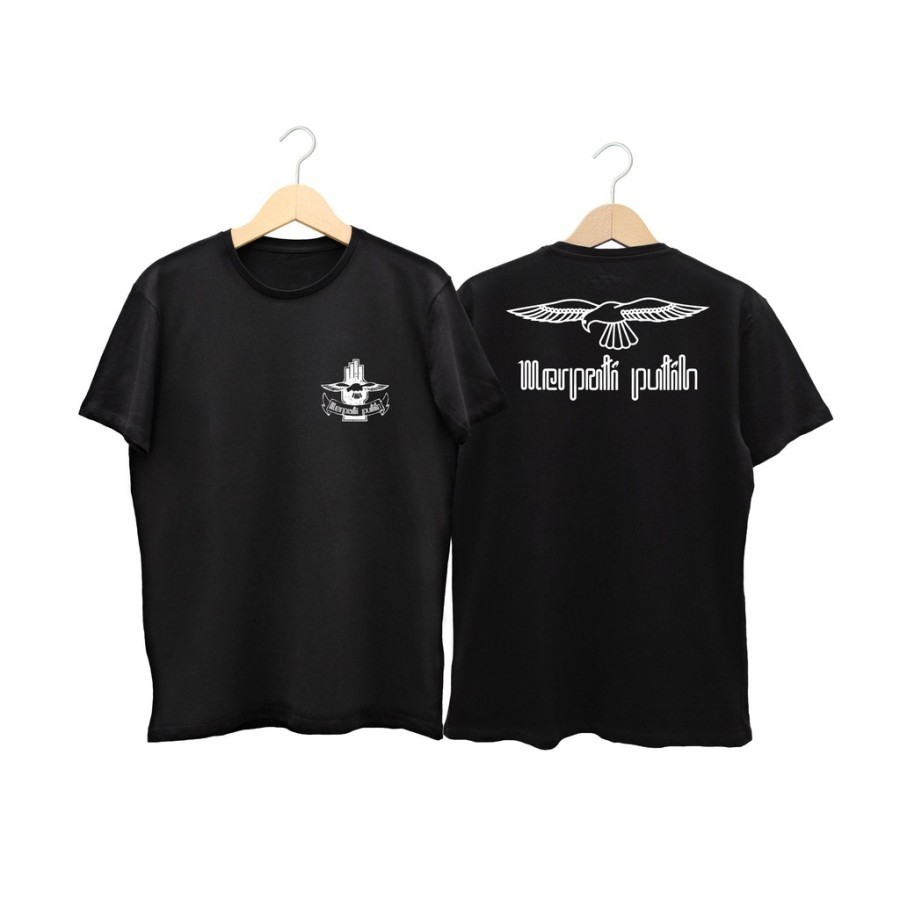 KAOS BAJU MERPATI PUTIH PERGURUAN SILAT / COMBED 30S / DISTRO / PRIA WANITA / COD