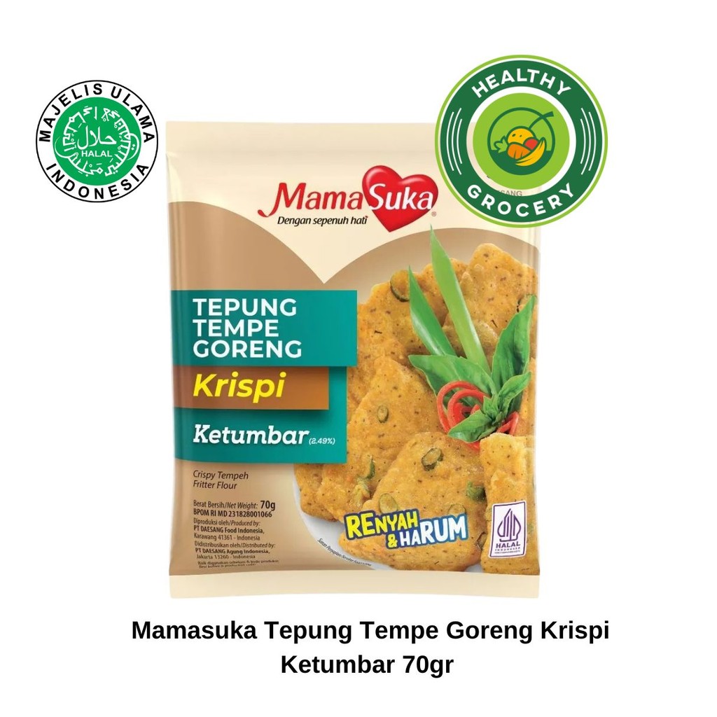 

Mamasuka Tepung Tempe Goreng Krispi Ketumbar 70gr