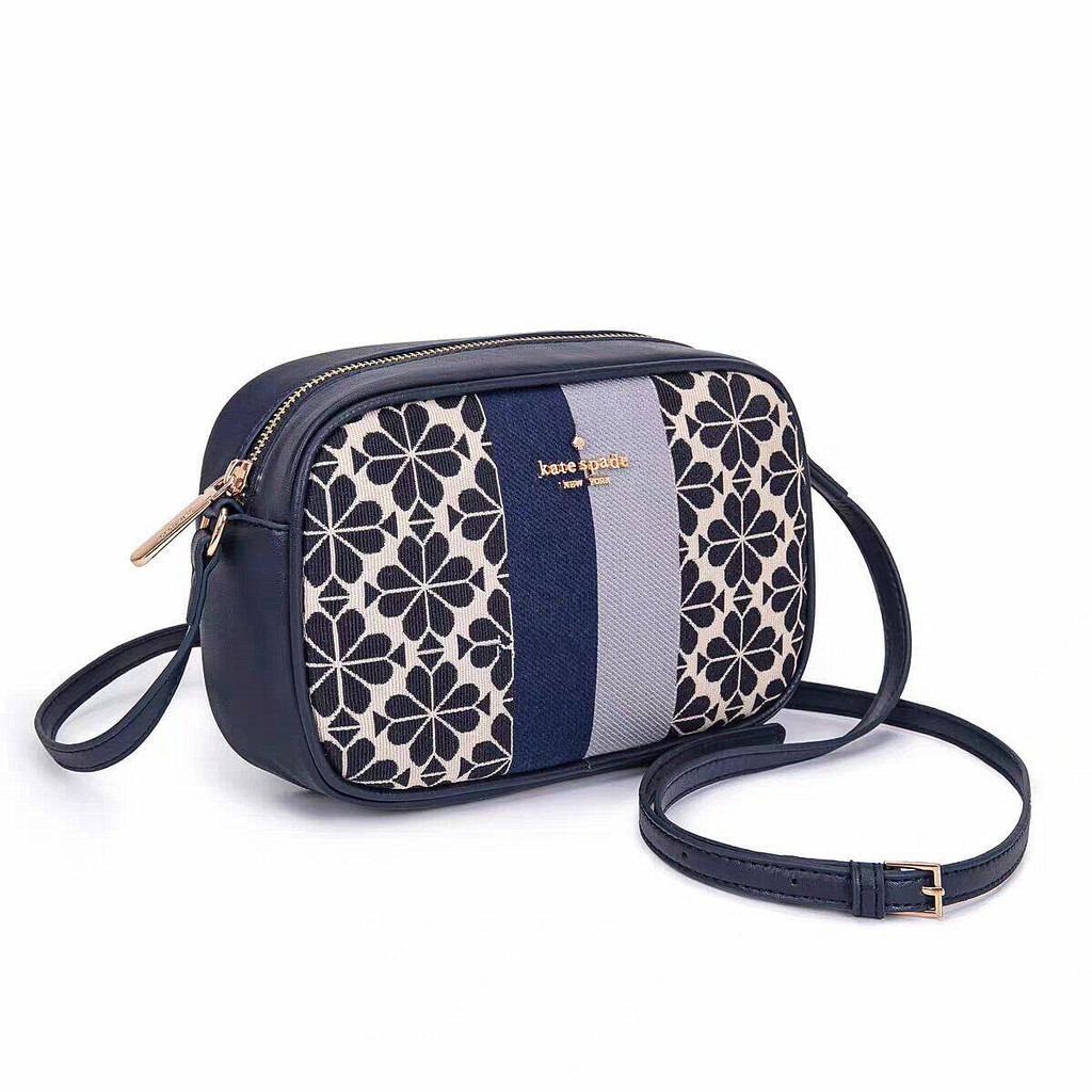 New Counter ORI KS Kate Spade Spade Flower Jacquard Tote Bag