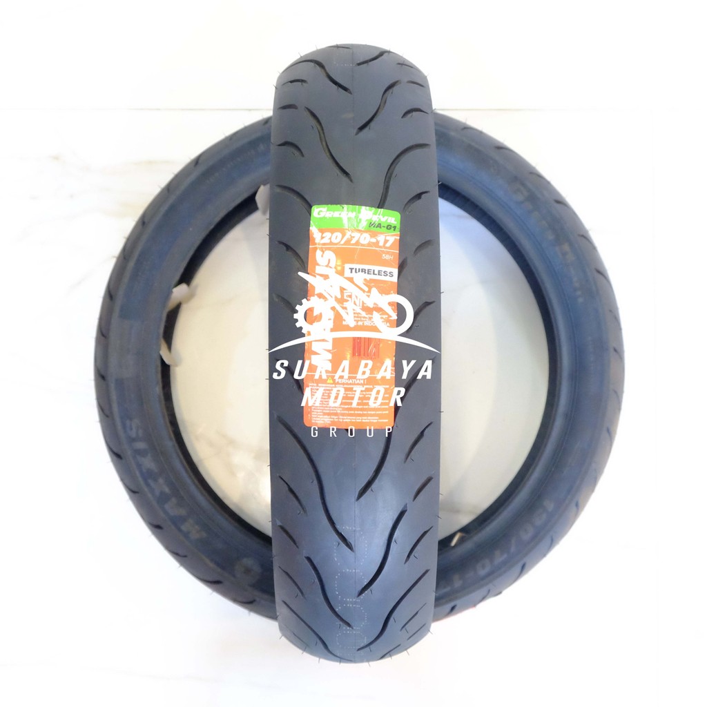 Ban Tubeless MAXXIS 120/70-17 GreenDevil  NEW VIXION BELAKANG Orginal