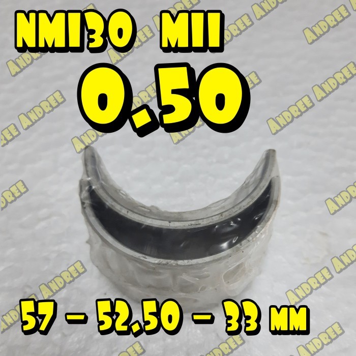 NM130 M11 0.50 Crank Pin Metal NM-130 M-11 050 uk 57 - 52.50 - 33 mm