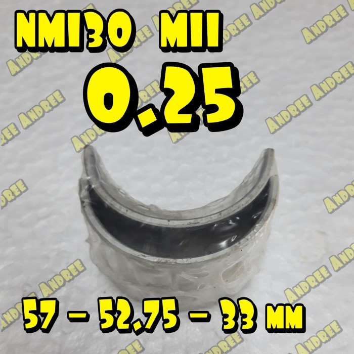 NM130 M11 0.25 Crank Pin Metal NM-130 M-11 025 uk 57 - 52.75 - 33 mm