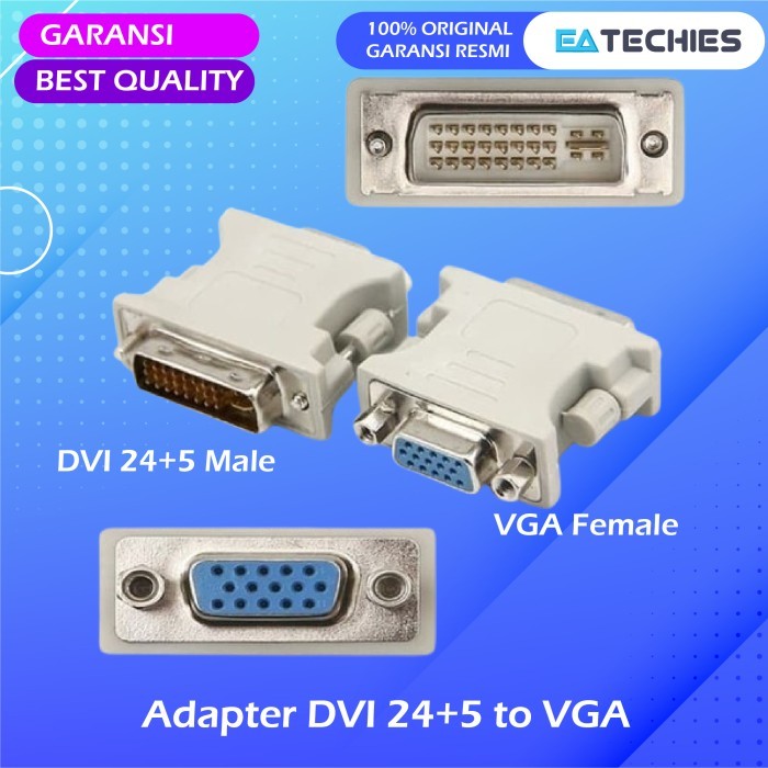 Converter DVI 24+5 to VGA / Adapter DVI TO VGA / DVI TO VGA 24 + 5