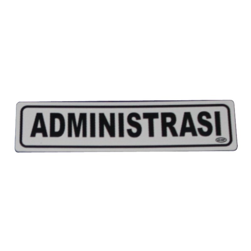 

LABEL KECIL ADMINISTRASI GM LK 104