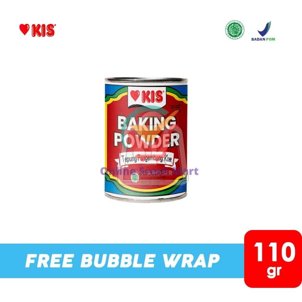 

KIS Baking Powder Double Acting (Kaleng 110gr) - Online Fresh Mart Denpasar