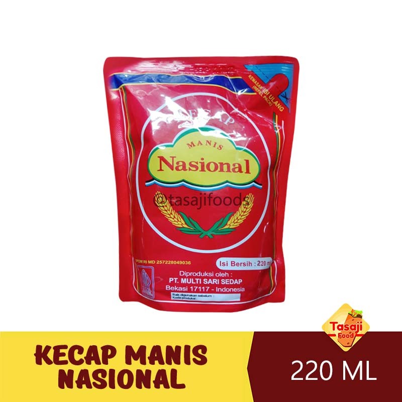 

Kecap Manis Nasional 220 ML Kecap Manis Kemasan