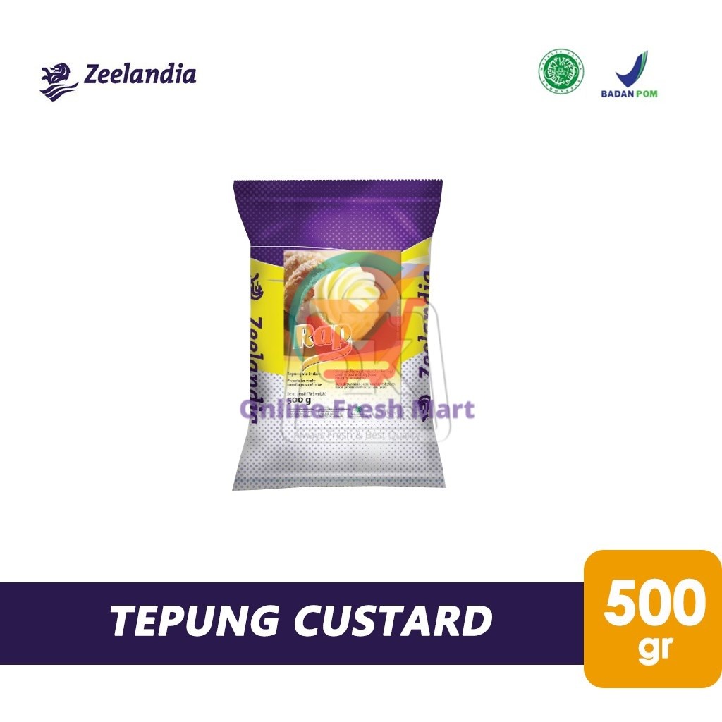 

Zeelandia RAP Tepung Vla Instant / Premix Custard (Pack Asli 500gr) - Online Frseh Mart Denpasar