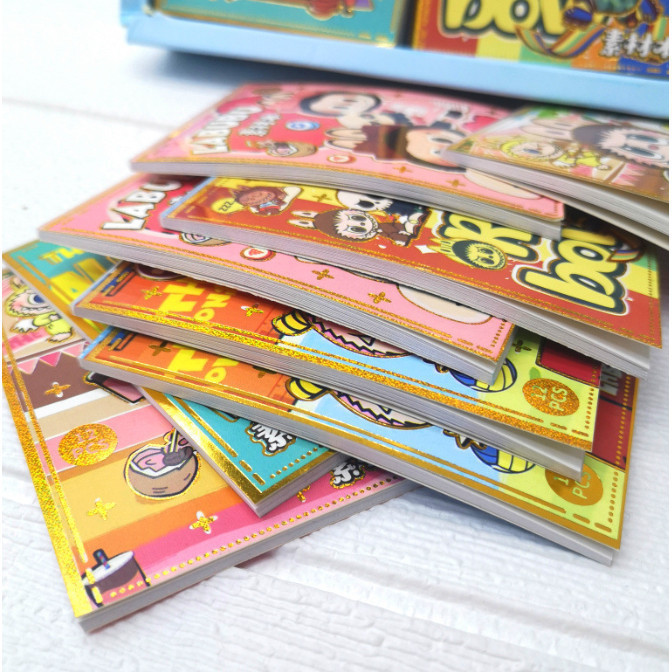 

J2 - Stiker buku Popmart Labubu Sticker Cry baby Karakter Capybara