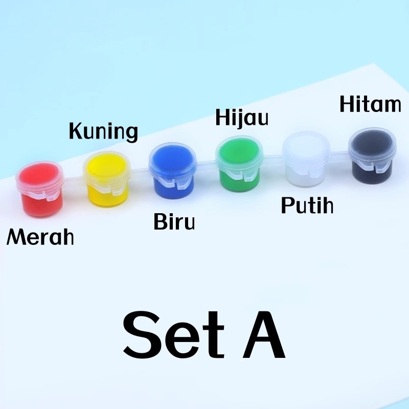 

CAT AKRILIK TUBE 6 WARNA ISI 3ML