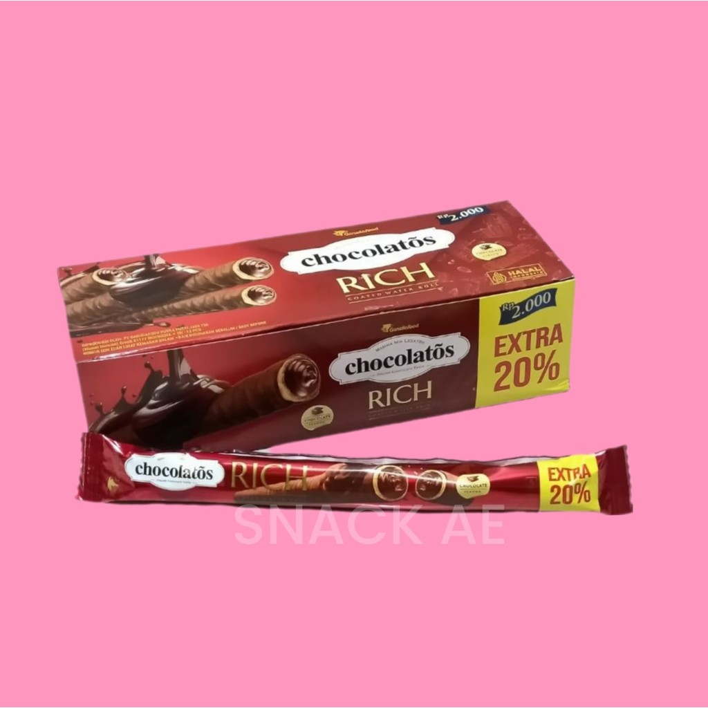 

Chocolatos Rich Box isi 12 pcs X 19 gr