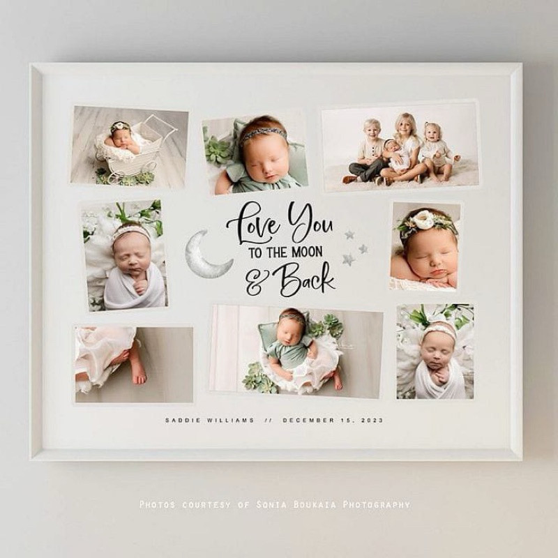 CUSTOM FRAME ANAK UKURAN 5R KADO ULTAH ANAK / KADO UNIK UNTUK BABY / FRAME BABY AESTHETIC / KADO ULA