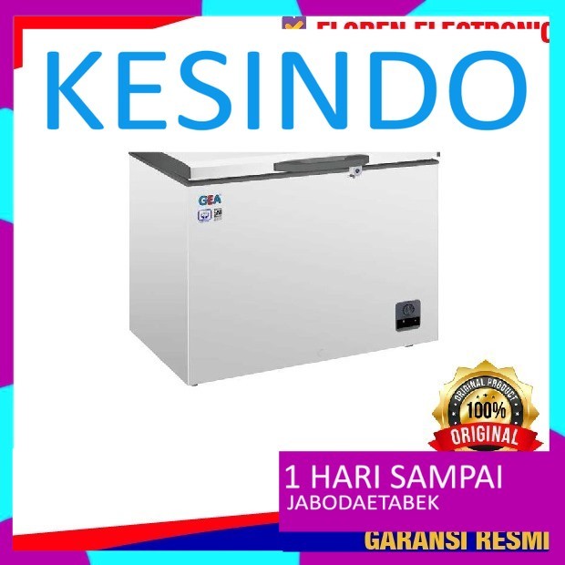 Gea freezer ab 336 R 300liter PENGIRIMAN