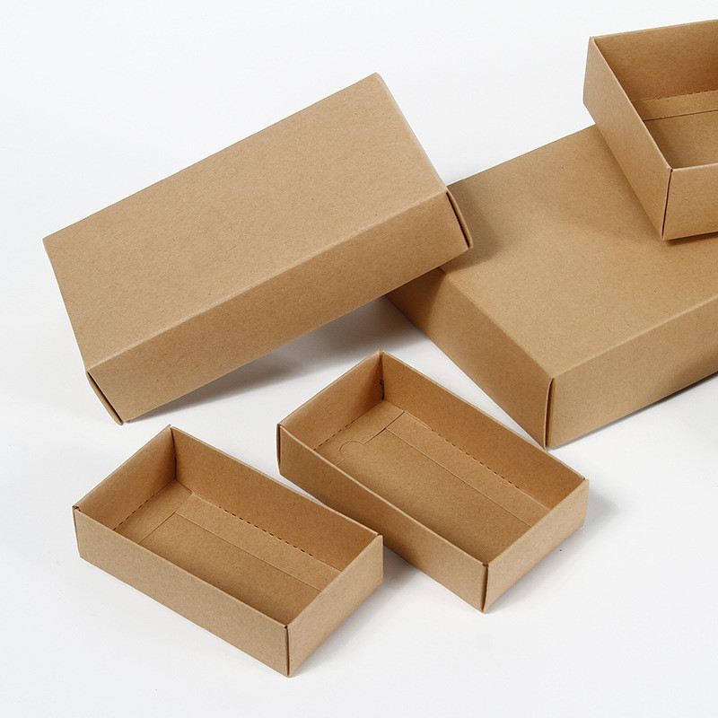 

20pcs Retail Large Gift Box Bulk a4 Packaging Small Carton Lid Handmade Packing Custom Kraft Craft Paper Wedding Favor Box