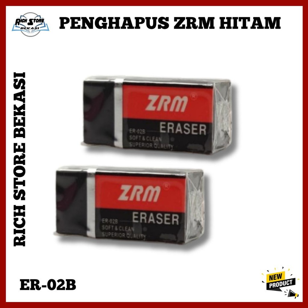 

PENGAPUS MERK ZRM ER-02B WARNA HITAM BERKUALITAS 1 PCS