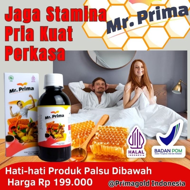 100% ORIGINAL MADU MR PRIMA (PRIVASI AMAN)