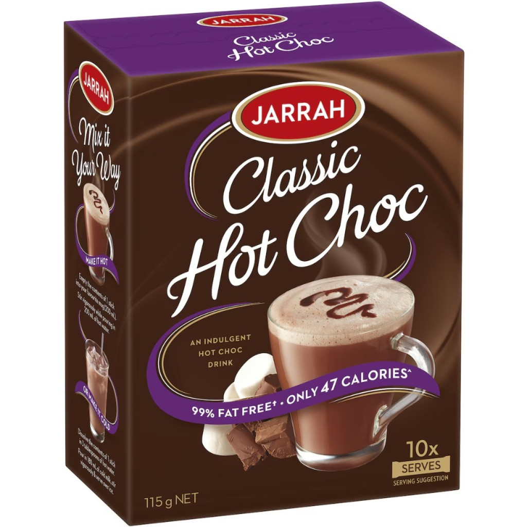 

Australia JARRAH Hot Choc Drinking Chocolate Sachet Box