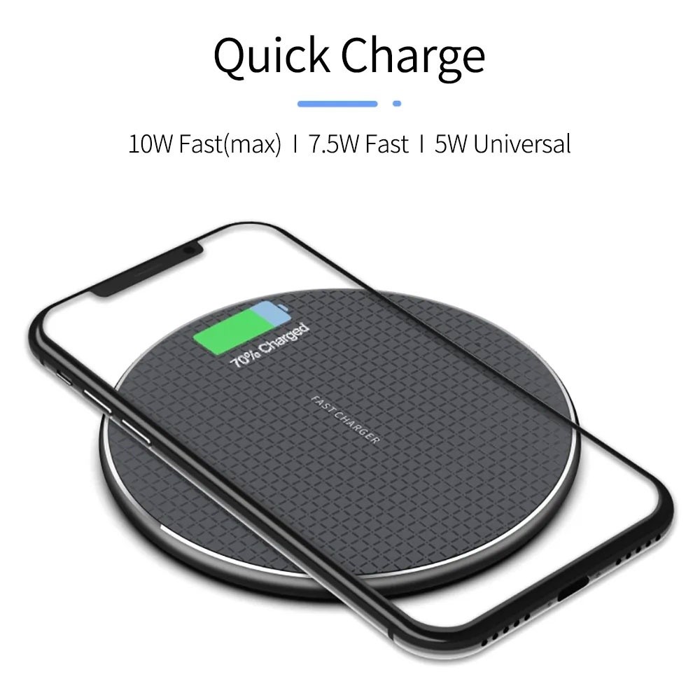 BEST SALE Cas Charger Hp Wireless Fast Charging Tanpa Kabel Cepat Pengisian Ios & Andoid Universal