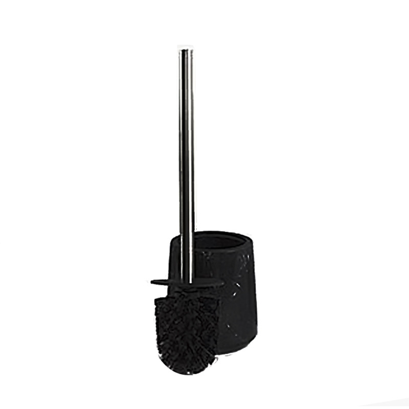 Advanced Light Luxury Toilet Brush Set Toilet Creative Black White Brush with Marble Foundation