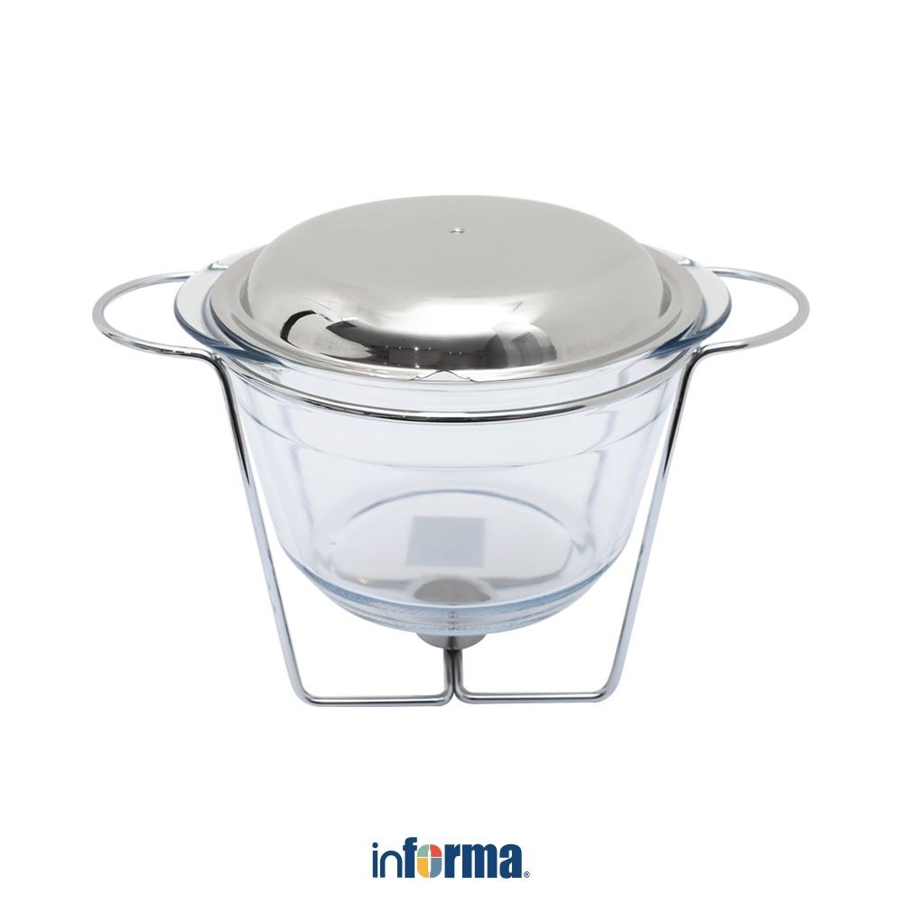 Informa Appetite 4 ltr Casserole Penghangat Makanan Ellipse Food Warmer Wadah Saji Dengan Penghangat
