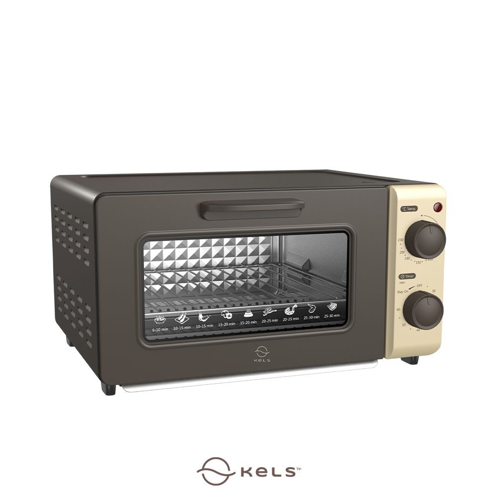 Kels Welly Oven Toaster 13 Liter - Cokelat Tua Baking Appliance Electric Kitchen Kitchenware