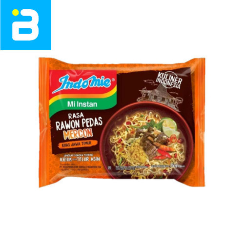 

Indomie Rawon pedas Mercon 75G