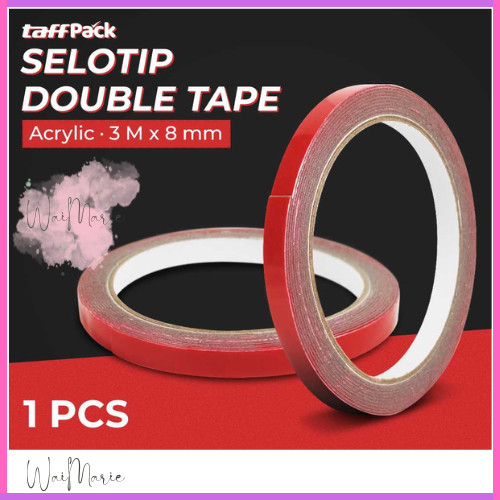 

TaffPACK Selotip Double Tape Acrylic 3M 8mm - SC-3M