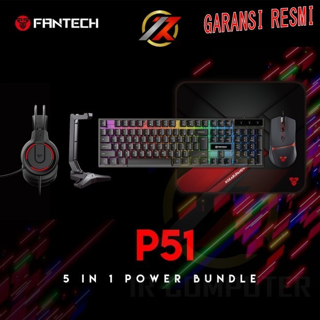 FANTECH P51 GAMING SET COMBO Gaming Keyboard Mouse Headset Mousepad