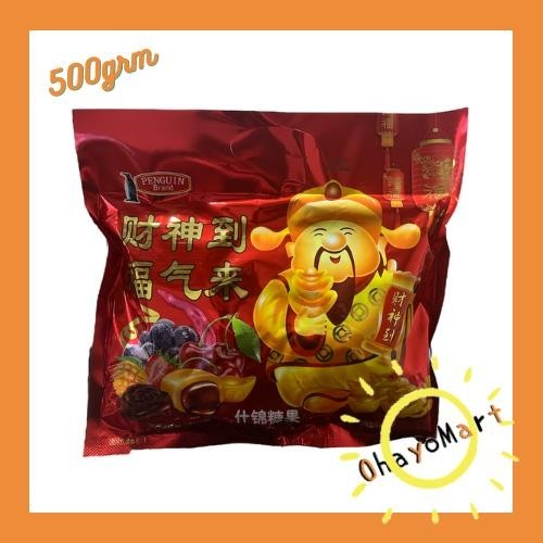 

Caising permen Aneka rasa Penguin Brand / Permen Imlek Aneka Rasa 500g