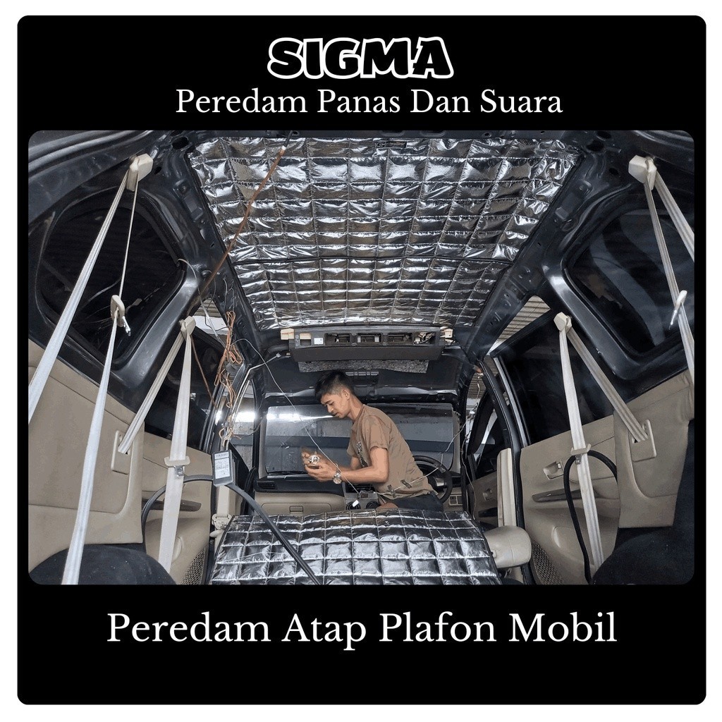 Toyota Kijang Innova tahun 2004-2014 Peredam Panas Dan Suara Atap Plafon Mobil MASTER SIGMA