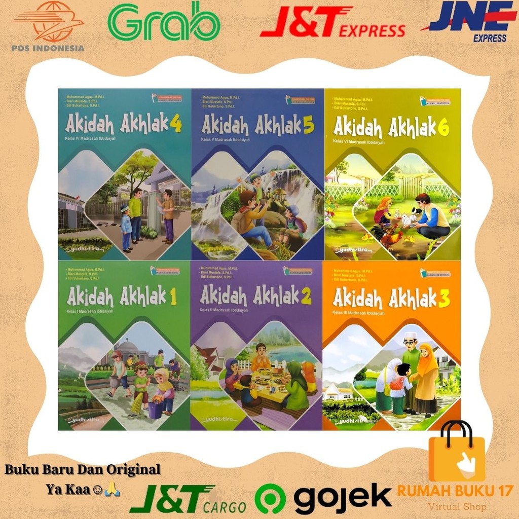 Kurikulum Merdeka Akidah Akhlak Kelas 1 2 3 4 5 6 MI Penerbit Yudhistira