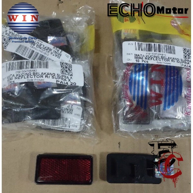 Mata Kucing Spakbor Belakang Supra X Lama | Mini Reflector WIN | reflektor spakbor motor honda old W